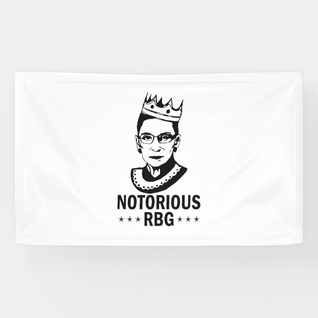 Banderoles Citations De Rbg, Ruth Bader Ginsburg, Le Célèbre  (Horizontal)