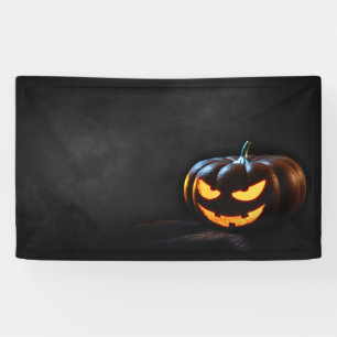 Banderoles Citrouille d'Halloween Jack-O-Lantern Éffrayant