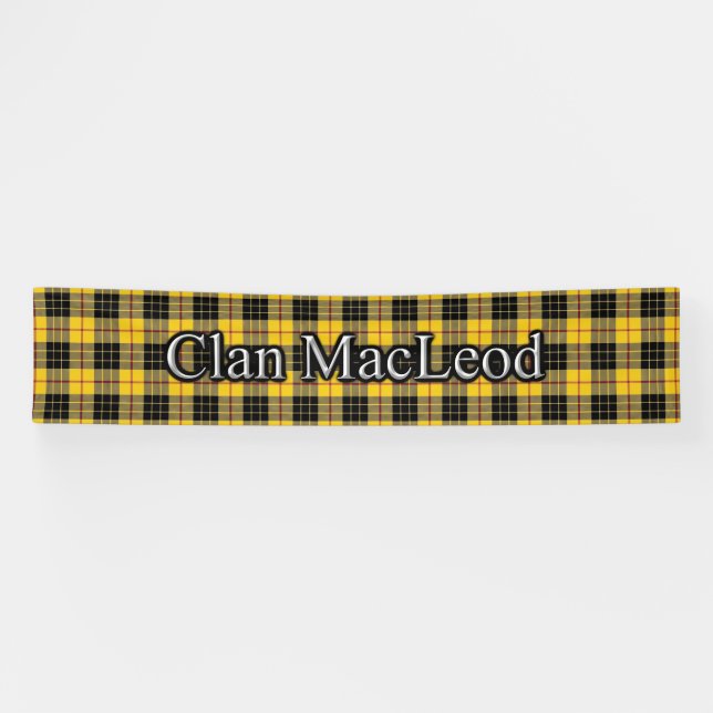 Banderoles Clan MacLeod de festival d'écossais de tartan de (Horizontal)