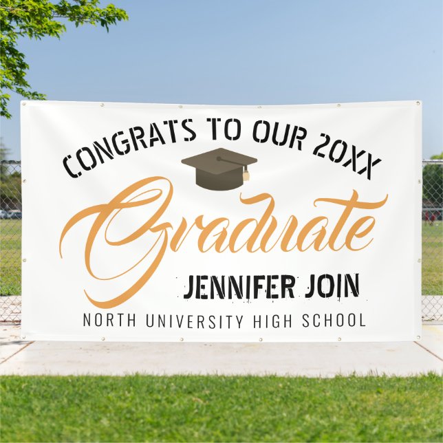 Banderoles classe 2025, classe 2026 graduation (Dehors)