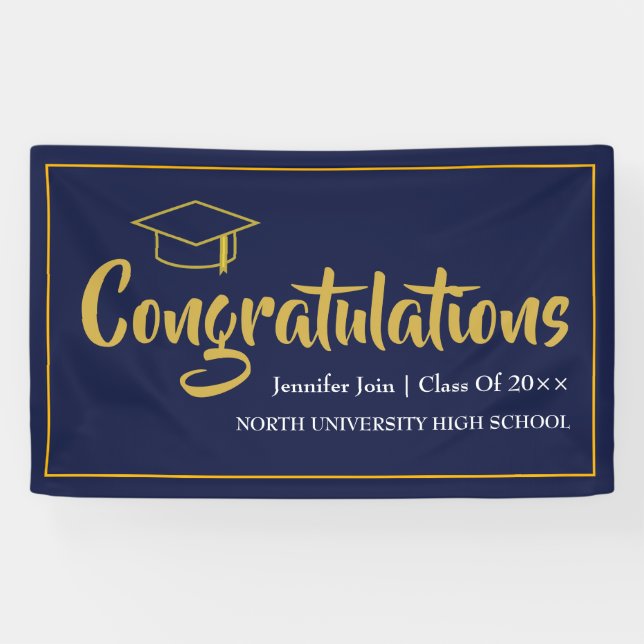 Banderoles classe 2025, classe 2026 graduation (Horizontal)