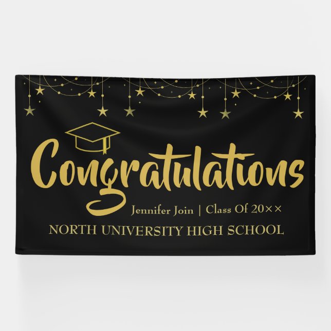 Banderoles classe 2025, classe 2026 graduation (Horizontal)