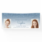 Classe de 2024 Parties scintillant Bleue 2-Photo G