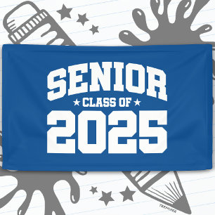 Banderoles Classe de 2025 Lycée Graduation Senior 2025