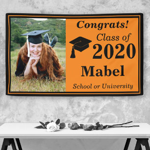Banderoles Classe de photo Orange Black One 2024
