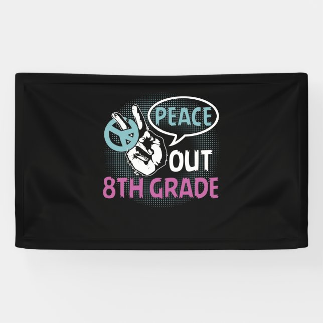 Banderoles Classe Peace Out 8e (Horizontal)