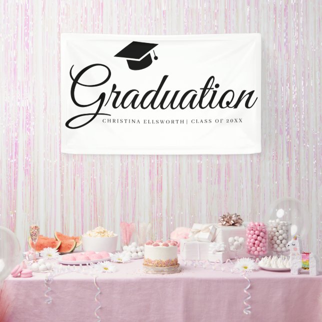 Banderoles Classic Graduation Cap Party (Fête)