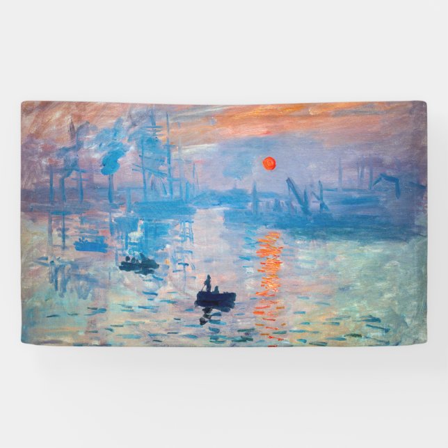 Banderoles Claude Monet - Impression, lever de soleil (Horizontal)