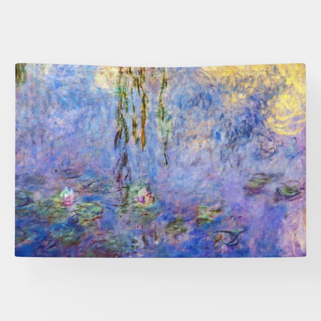 Banderoles Claude Monet - Lys d'eau (Horizontal)