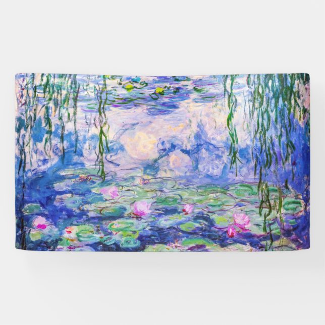 Banderoles Claude Monet - Nymphéas / Nymphéas 1919 (Horizontal)