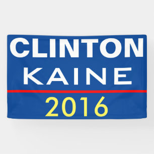 BANDEROLES CLINTON KAINE 2016