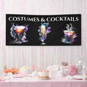 Banderoles Cocktail horreur happy hour éffrayant Halloween
