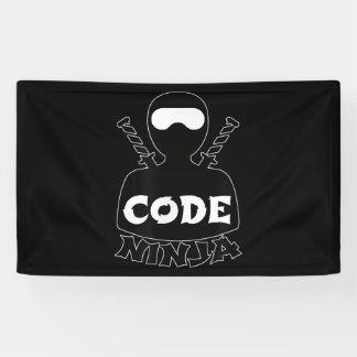 Banderoles Code Ninja Computer Coding Engineer Funny Lovers