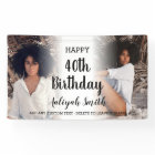 Collage photo personnalisé 40e fête d'anniversaire