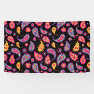 Banderoles Coloré Paisley sans couture Motif