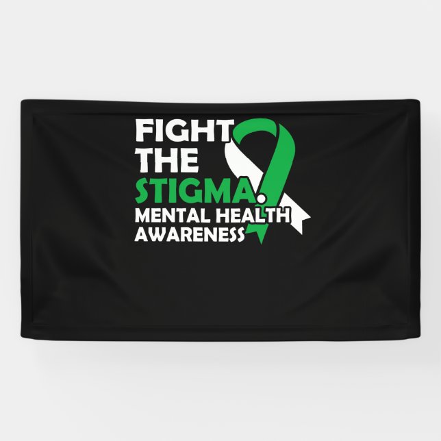 Banderoles Combattre La Stigmatisation. Sensibilisation à la  (Horizontal)