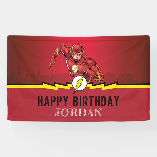 Banderoles Comics DC | Flash Anniversaire (Horizontal)