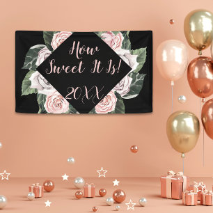 Banderoles Comme c'est doux Roses Roses Rose Graduation
