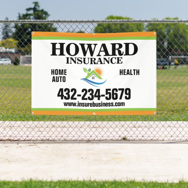 Banderoles Compagnie d'assurance (Insitu)