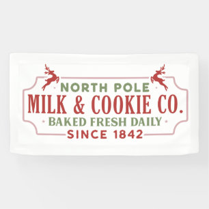 Banderoles Compagnie de biscuits au lait North pole