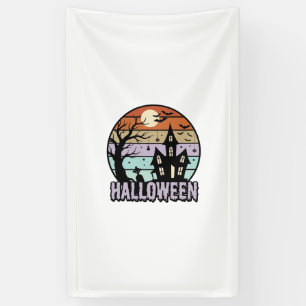 Banderoles Conception de chemise de maison hantée Halloween v