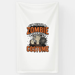 Banderoles Conception de chemise Halloween Costume Zombie Vin