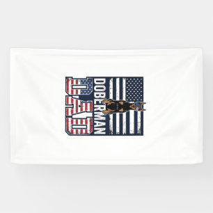 Banderoles Conception de chemise pour chien patriotique Dober
