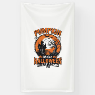 Banderoles Conception de chemise Vintage Pumpkin Halloween Gr