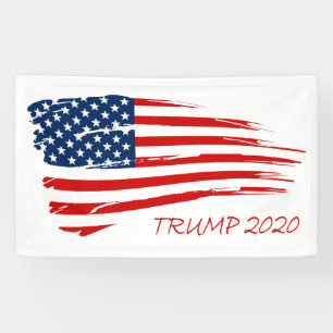 Banderoles Conception de drapeau américain de l'atout 2020