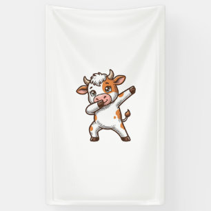 Banderoles Conception de T-Shirt de gravure vintage de vache