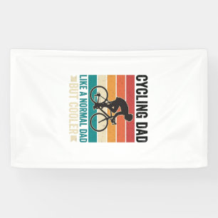 Banderoles Conception de T-shirt de papa cycliste vintage pou