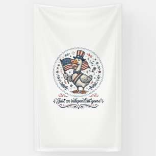 Banderoles Conception de T-shirt patriotique vintage Independ