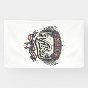 Banderoles Conception de T-Shirt Patriotique Vintage Vibes de