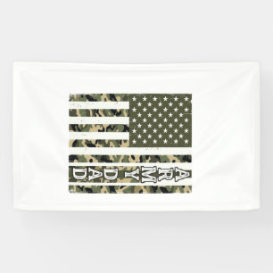 Banderoles Conception de T-shirt vintage avec drapeau américa