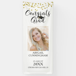 Banderoles Confetti Script GRAS GRAD Porte photo
