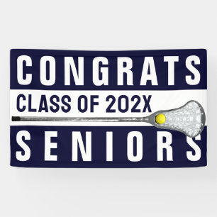 Banderoles Congrats de l'équipe de crosse 2025