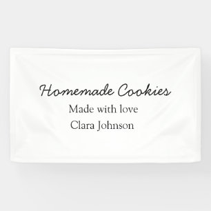 Banderoles Cookiers faits maison ajouter votre nom de texte j