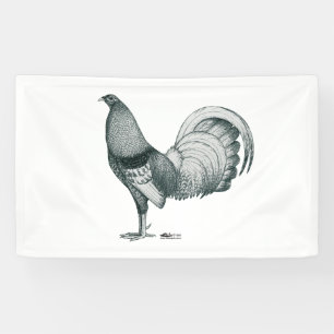 Banderoles coq de combat Crele ou Dom