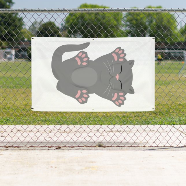 Banderoles Couchage de chat (En situation)