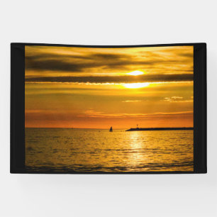 Banderoles Coucher de soleil paradisiaque