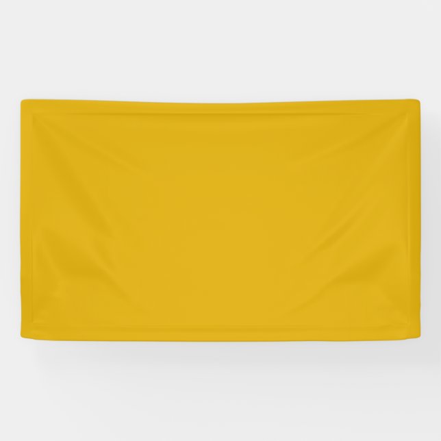 Banderoles Couleur solide jaune moutarde (Horizontal)