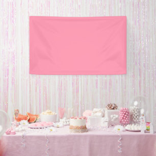 Banderoles Couleur solide rose Baker-Miller