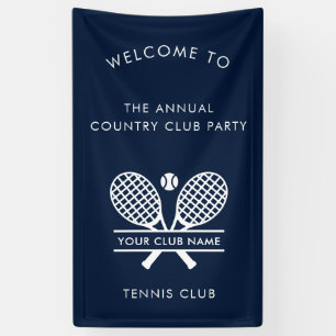 Banderoles Country Club Tennis Team Annual Event Custom