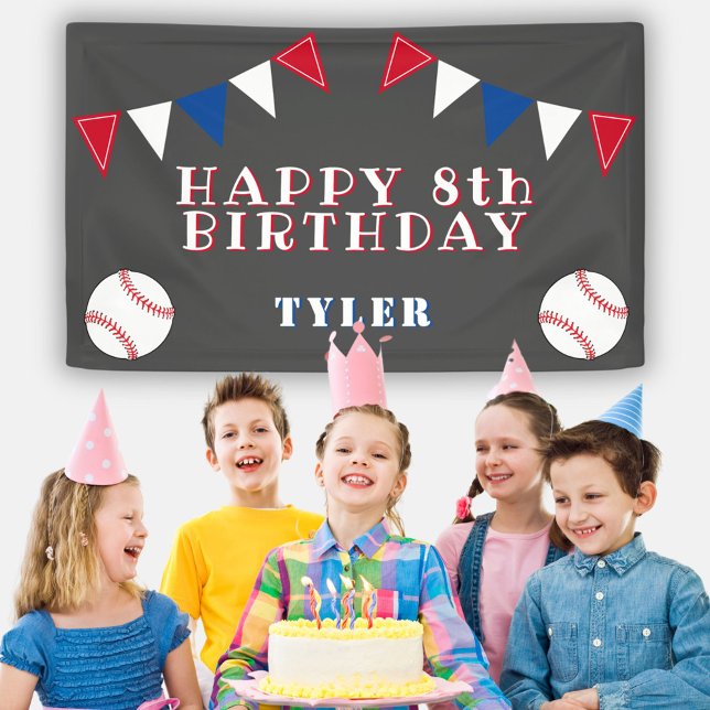 Banderoles Coupe de baseball de baseball drapeaux Anniversair (Créateur téléchargé)