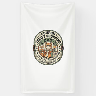 Banderoles Coupon Shopping Économique Chat Coupon Shopping Éc