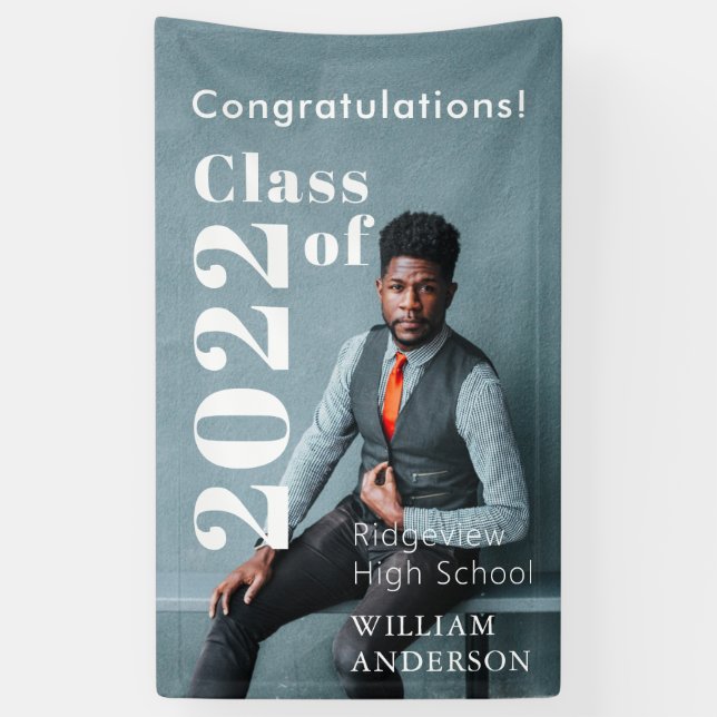 Banderoles Courrier simple avec photo en gras (Vertical)