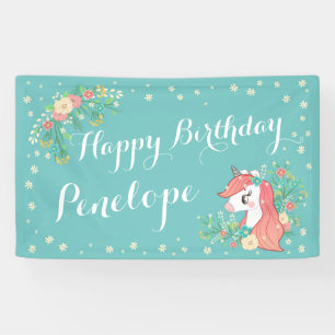 Banderoles Coutume florale Nam de joyeux anniversaire de