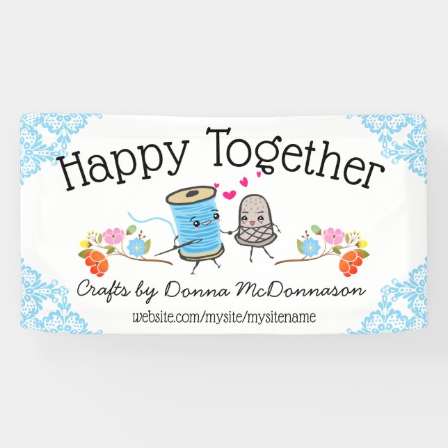 Banderoles couture fil aiguille charpente artisanat montre ca (Horizontal)