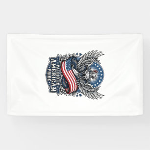 Banderoles Crâne de serpent patriotique Liberté Bête Hybride