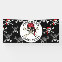 Crânes de fête d'anniversaire du pirate